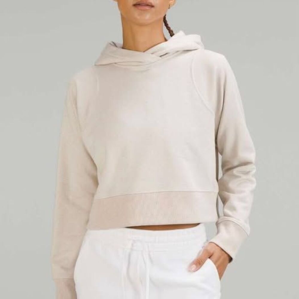 Lululemon Loungeful Cropped Hoodie *Sparkle